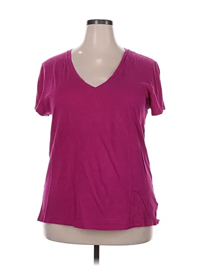 Pre-owned Gap Active T-shirt In Purple