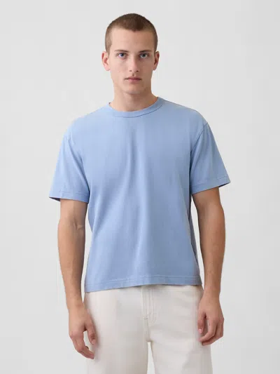 Gap Adult Heavyweight Crop T-shirt In Blue