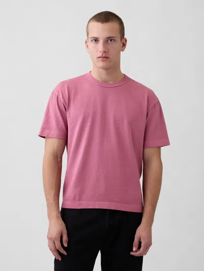 Gap Adult Heavyweight Crop T-shirt In Pink