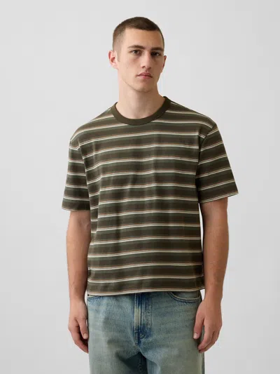 Gap Adult Heavyweight Crop T-shirt In Green