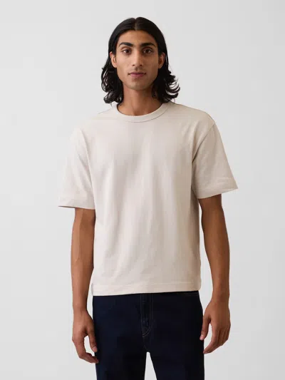 Gap Adult Heavyweight Crop T-shirt In Regular Gray