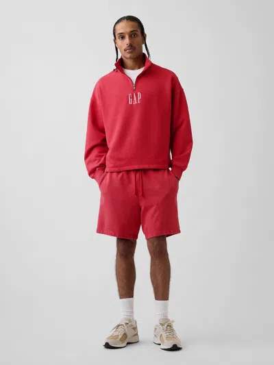 Gap Adult Heavyweight French Terry Sweat Shorts In Red