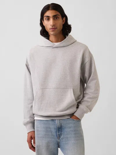 Gap Adult Heavyweight Oversized Hoodie In Light Grey