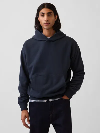 Gap Adult Heavyweight Oversized Hoodie In New Classic Navy Blue
