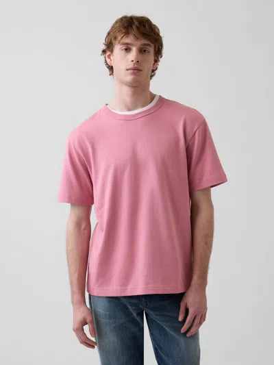 Gap Adult Heavyweight Relaxed T-shirt In Pink