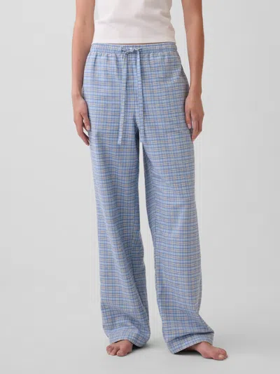 Gap Adult Softest Flannel Pj Pants In Blue