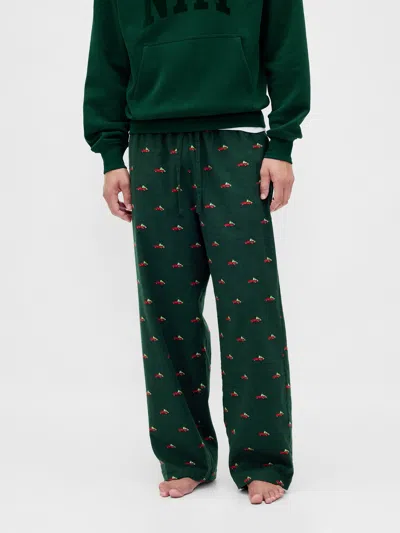Gap Adult Softest Flannel Pj Pants In Green