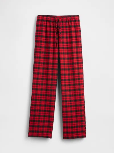 Gap Adult Softest Flannel Pj Pants In Red