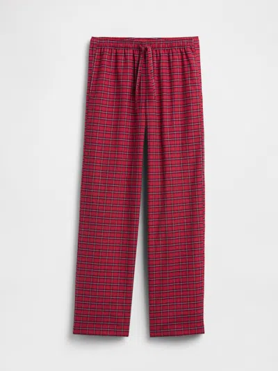 Gap Adult Softest Flannel Pj Pants In Red
