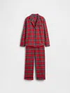 Gap Adult Softest Flannel Pj Set In Red