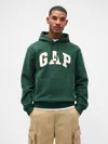 Gap Adult Vintagesoft Arch Logo Hoodie In Green