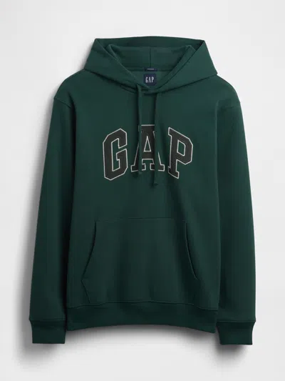 Gap Adult Vintagesoft Arch Logo Hoodie In Green