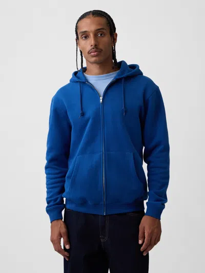 Gap Adult Vintagesoft Relaxed Zip Hoodie In Zephyr Blue
