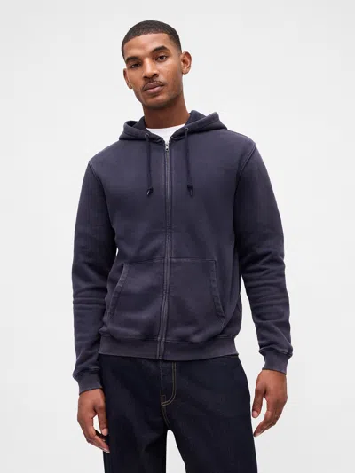 Gap Adult Vintagesoft Zip Hoodie In Blue