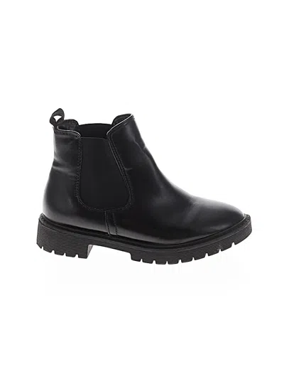 Pre-owned Gap Kids' Ankle Boots In Black