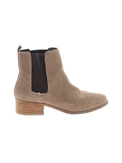 Pre-owned Gap Ankle Boots In Tan