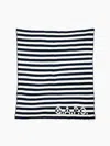 Gap × A.p.c. Logo Stripe Blanket In Off White