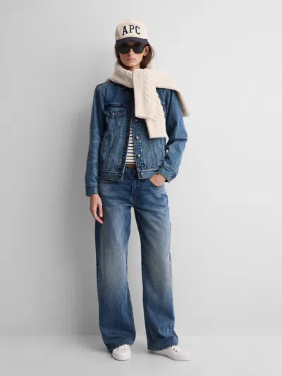 Gap × A.p.c. Low Rise '90s Loose Jeans In Med Paris