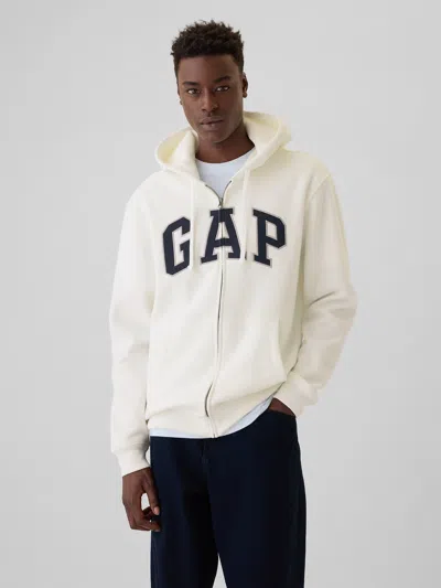 Gap Arch Logo Hoodie In Off White