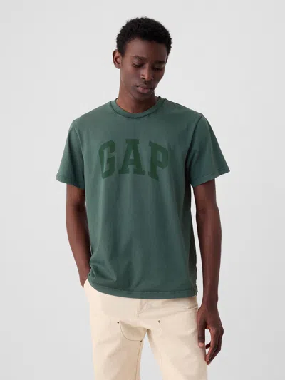 Gap Arch Logo T-shirt In Moores Green