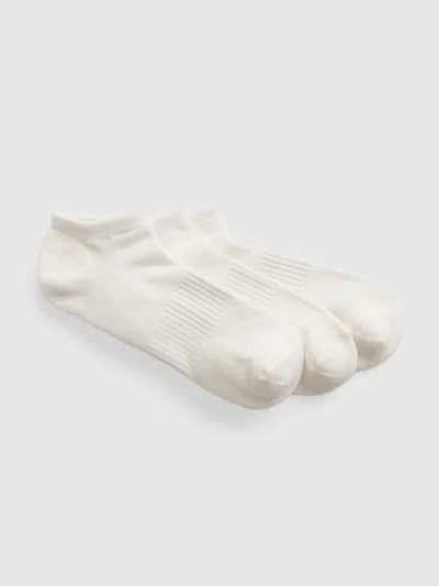 Gap Athletic Ankle Socks (3-pack) In Off White