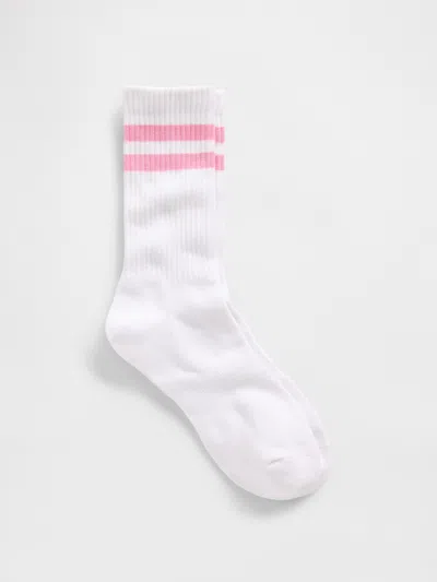 Gap Athletic Crew Socks In May Pink