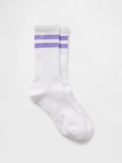 Gap Athletic Crew Socks In Wisteria Blossom