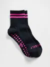 Gap Athletic Half Crew Socks In Black