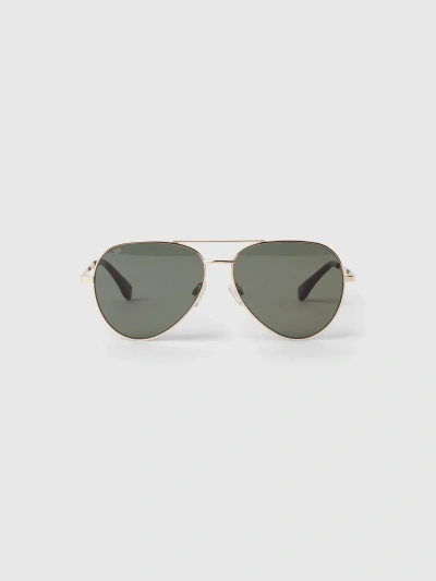 Gap Aviator Sunglasses In Gold