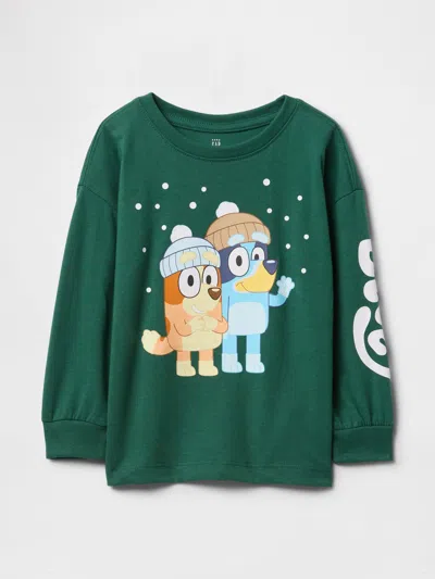 Gap Baby & Toddler Bluey Graphic T-shirt In Balsam Tree Green