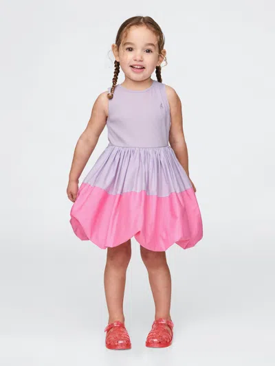 Gap Baby & Toddler Mixed Media Bubble Dress In Multi