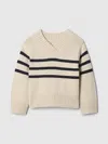 Gap Baby & Toddler 24/7 Split-hem Boxy Sweater In Chino Beige