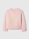 Gap Baby & Toddler 24/7 Split-hem Boxy Sweater In Misty Rose Pink