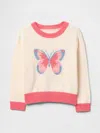 Gap Baby & Toddler 24/7 Split-hem Sweater In Ivory Frost