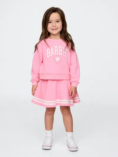Gap Baby & Toddler Barbie Vintagesoft Sweat Skort Set In Pink