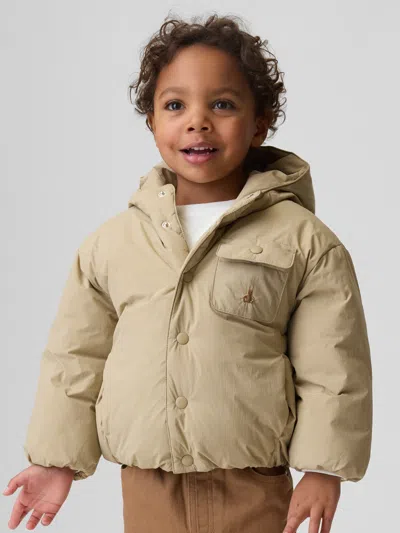 Gap Baby & Toddler Bear Puffer Jacket In Brown