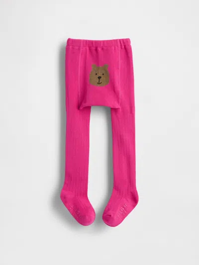 Gap Baby & Toddler Bear Tights In Pink