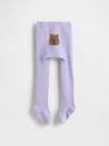 Gap Baby & Toddler Bear Tights In Purple