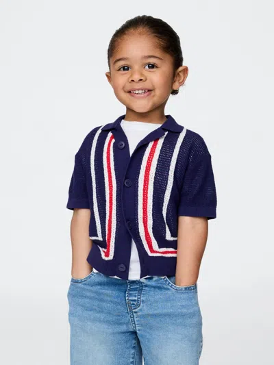 Gap Baby & Toddler Border Stripe Sweater Shirt In Twilight Navy