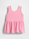 Gap Baby & Toddler Bow-back Peplum Top In May Pink