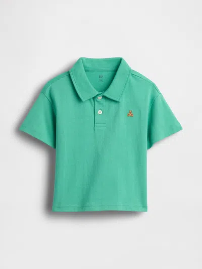 Gap Baby & Toddler Boxy Polo Shirt Shirt In Gray
