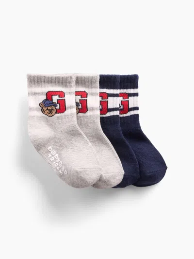 Gap Baby & Toddler Brannan Bear Varsity Crew Socks (2-pack) In Multi