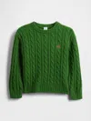 Gap Baby & Toddler Cashsoft Cable-knit Sweater In Green