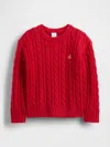 Gap Baby & Toddler Cashsoft Cable-knit Sweater In Red