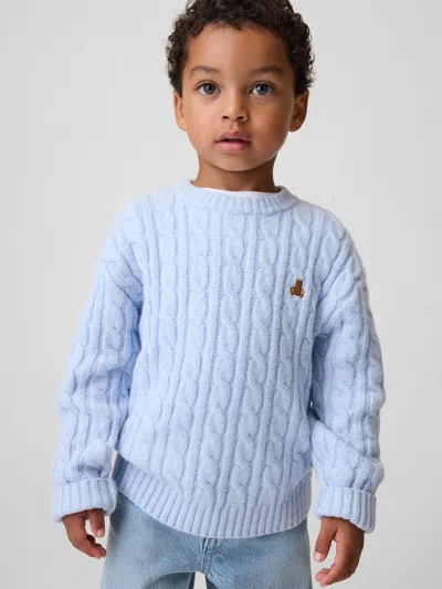 Gap Baby & Toddler Cashsoft Cable-knit Sweater In Blue