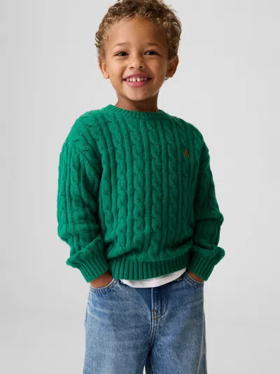 Gap Baby & Toddler Cashsoft Cable-knit Sweater In Green
