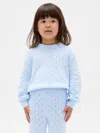 Gap Baby & Toddler Cashsoft Pointelle Sweater In Blue