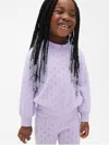 Gap Baby & Toddler Cashsoft Pointelle Sweater In Purple
