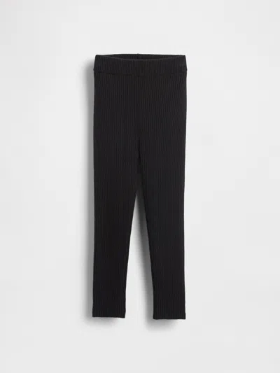 Gap Baby & Toddler Cashsoft Rib Leggings In Black
