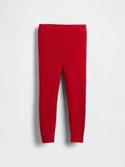 Gap Baby & Toddler Cashsoft Rib Leggings In Red